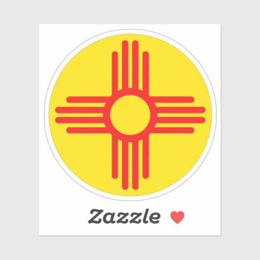 ニューメキシコのジアサンシンボル シール (シート)