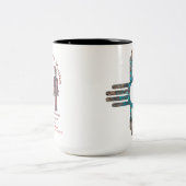 ニューメキシコのジアサンシンボル ツートーンマグカップ (中央)