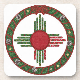 ニューメキシコのジアサン・クリスマス コースター