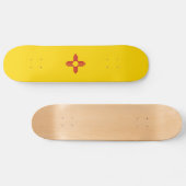 ニューメキシコのスケートボードのデッキの旗 スケートボード (横)