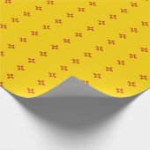 ニューメキシコのタイル張り模様 ラッピングペーパー (角)