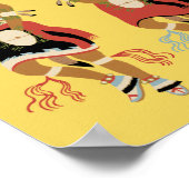 ニューメキシコのプエブロ・タートルダンサーのポスター ポスター (角)