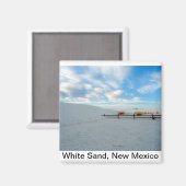 ニューメキシコのホワイトサンドモニュメント マグネット (正面/裏面)