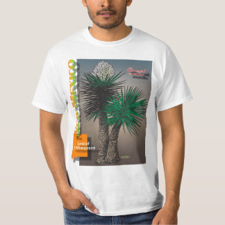 ニューメキシコのユッカの地図のワイシャツF/B Tシャツ