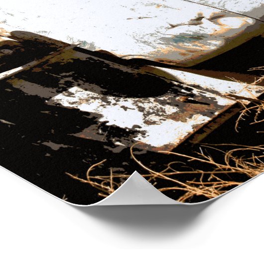 ニューメキシコのルート66牽引車 ポスター (角)