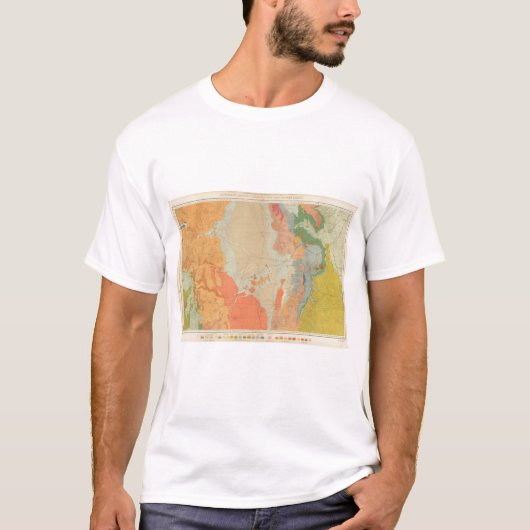 ニューメキシコの南中央コロラド州そして部分 Tシャツ (正面)