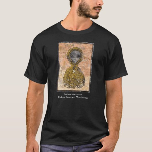 ニューメキシコの古代の宇宙飛行士の話し峡谷 Tシャツ (正面)