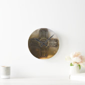 ニューメキシコの国家ジア ラウンド壁時計 (ホーム)