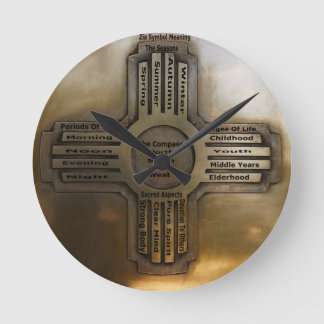 ニューメキシコの国家ジア ラウンド壁時計