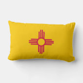 ニューメキシコの州の枕 ランバークッション (裏面)