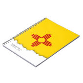 ニューメキシコの旗 ノートブック (左側)