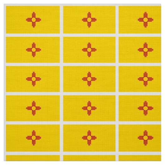 ニューメキシコの旗 ファブリック (見本)