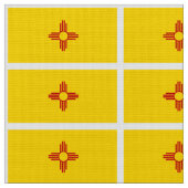 ニューメキシコの旗 ファブリック (クローズアップ)
