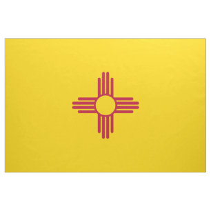 ニューメキシコの旗 ファブリック