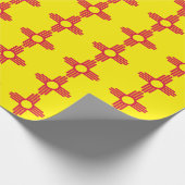 ニューメキシコの旗 ラッピングペーパー (角)