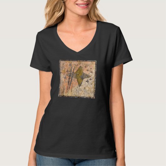 ニューメキシコの星々に梯子 Tシャツ (正面)