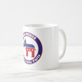 ニューメキシコの民主党 コーヒーマグカップ (正面右)