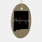 ニューメキシコの町 セラミックオーナメント (右)