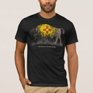 ニューメキシコの神聖なバッファローTシャツ Tシャツ