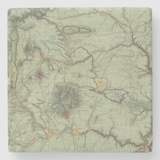 ニューメキシコの経済的な特徴 ストーンコースター (正面)