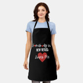 ニューメキシコの誰かが私を愛している エプロン (着用した状態)