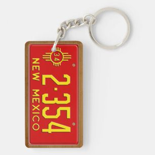 ニューメキシコの1934年のヴィンテージのナンバープレートKeychain キーホルダー