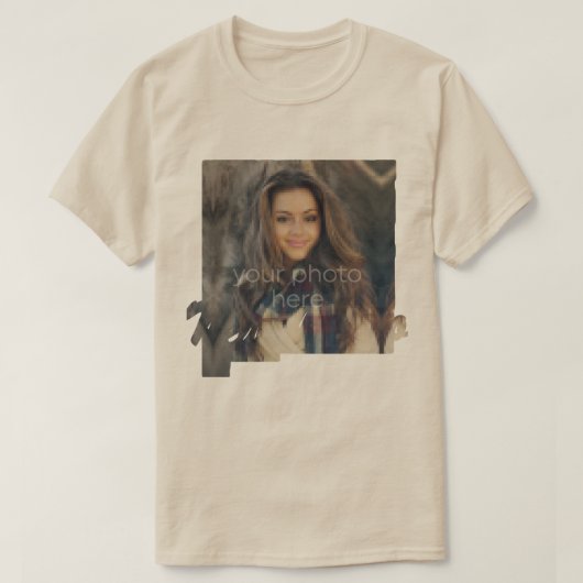 ニューメキシコのTシャツの写真州 Tシャツ (デザイン正面)