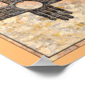 ニューメキシコのZia Sunシンボルポスター ポスター (角)