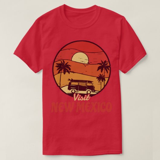 ニューメキシコを訪れる Tシャツ (デザイン正面)