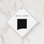 ニューメキシコウェルカムバッグギフト結婚ラベルの週末 フェイバータグ (正面)