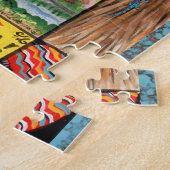 ニューメキシコエイリアンバルーンバケーションジグソーパズル ジグソーパズル (側面)