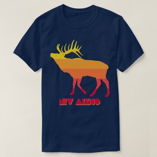 ニューメキシコエルク Tシャツ (デザイン正面)