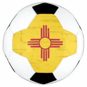 ニューメキシコグランジ州旗。~と共にニューメキシコ州旗 サッカーボール