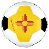 ニューメキシコサッカー&メキシコ国旗/アメリカ・スポーツ サッカーボール (回転)