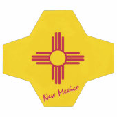 ニューメキシコサッカー&メキシコ国旗/アメリカ・スポーツ サッカーボール (フラット)