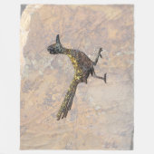 ニューメキシコサンシャインでロードランナーのバキング フリースブランケット (正面)