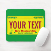 ニューメキシコジアのナンバープレートのマウスパッド マウスパッド (マウス)