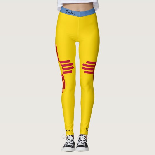 ニューメキシコビッグスカイレギンス女子走パンツ レギンス (正面)