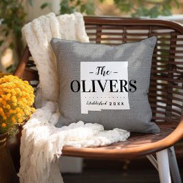 ニューメキシコファミリーモノグラム州装飾用クッション クッション