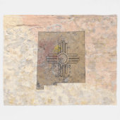 ニューメキシコフリースブランケット フリースブランケット (正面(横))