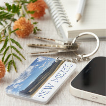 ニューメキシコブライトブルースカイアンドマウンテンズキーチェーン