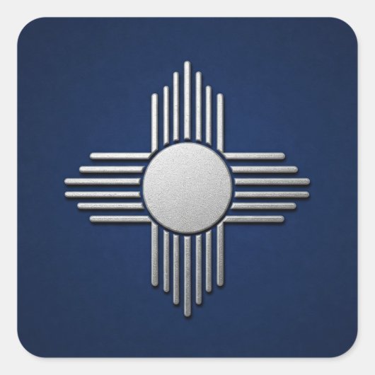 ニューメキシコブルー スクエアシール (正面)