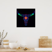 ニューメキシコブル ポスター (キッチン)