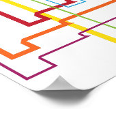 ニューメキシコプライドぼやけ ポスター (角)