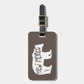 ニューメキシコベア ラゲッジタグ (正面縦)