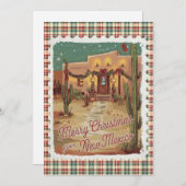 ニューメキシコホリデーカードからのクリスマスの挨拶 シーズンカード (正面/裏面)