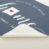 ニューメキシコホーム州 パーソナライズされた シェルパブランケット (3/4)