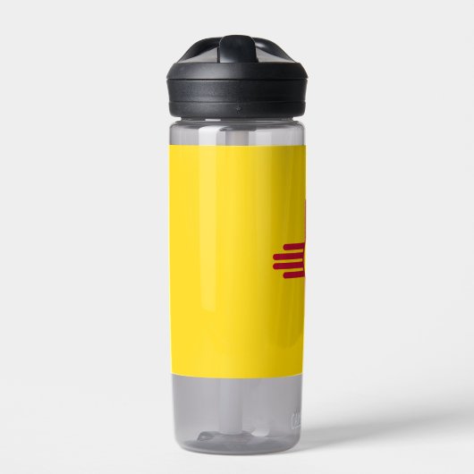 ニューメキシコボトル、愛国的なニューメキシコ国旗 ウォーターボトル (正面)