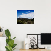 ニューメキシコマウンテンランドスケープ色16x20 ポスター (ホームオフィス)