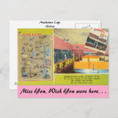 ニューメキシコマンハッタンカフェギャラップ ポストカード (正面/裏面)